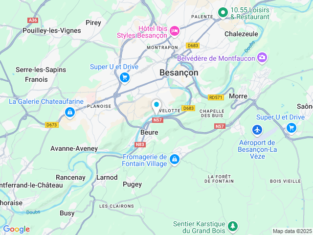 Clinique du 25 à Beure - Electricien - Plombier, Doubs contact et accès