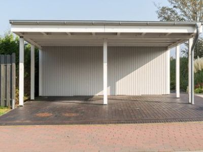 Carport double pour 2 voitures