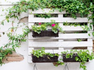 Créer une jardinière grâce aux palettes de bois