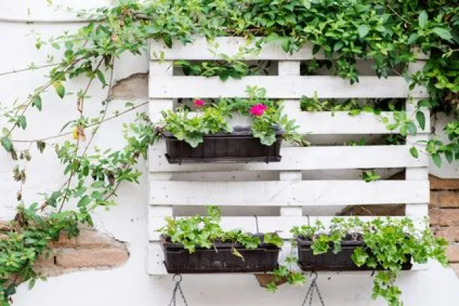 Créer une jardinière grâce aux palettes de bois