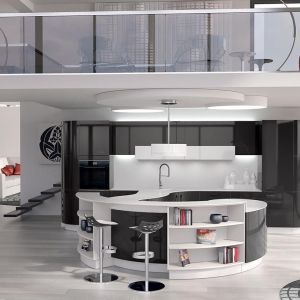 Cuisine ouverte Equinoxe par Perene