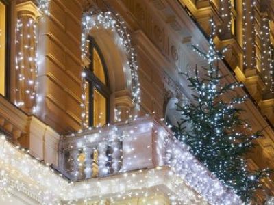 Décorer un balcon pour Noël