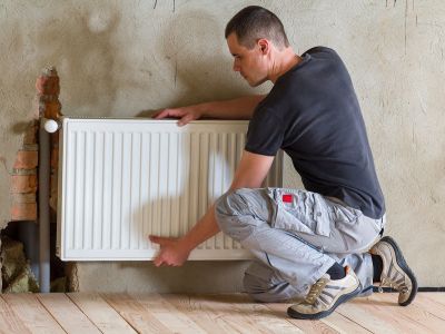 Fixation d’un radiateur