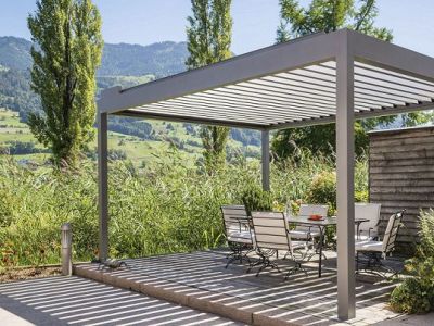 Fonctionnement d’une pergola bioclimatique