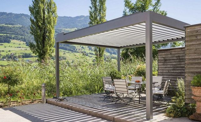 Fonctionnement d’une pergola bioclimatique