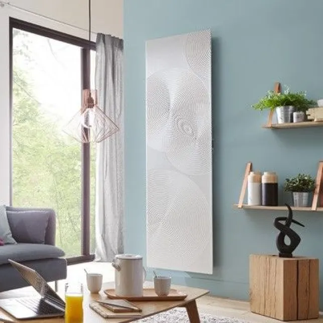 Ce radiateur décoratif en relief chauffera votre intérieur tout en douceur