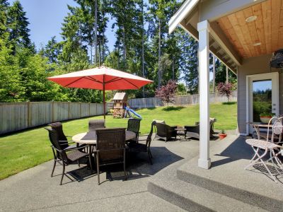 La terrasse en béton