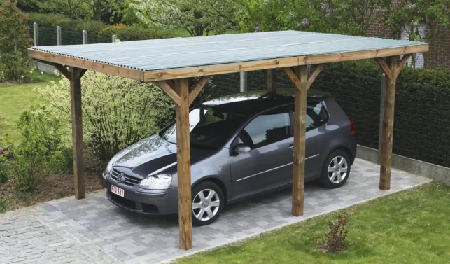 Le carport autoportant