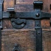 Le loquet d’une porte