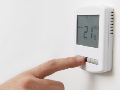 Le thermostat programmable d'un radiateur