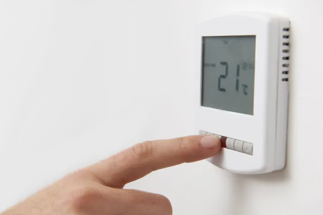 Le thermostat programmable d'un radiateur