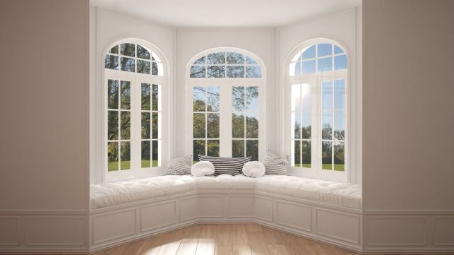 Les fenêtres en arc (bow-window)
