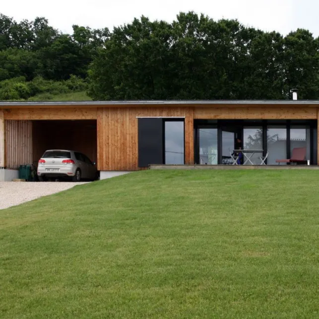 Une maison d'architecte moderne de plain pied