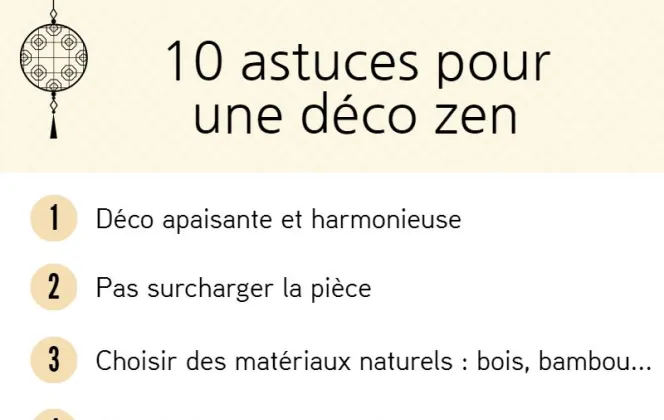 Nos 10 astuces pour créer une déco zen ! © M-Habitat