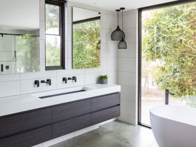 Salle de bain aménagée pour enfants - Lavabo pour enfant