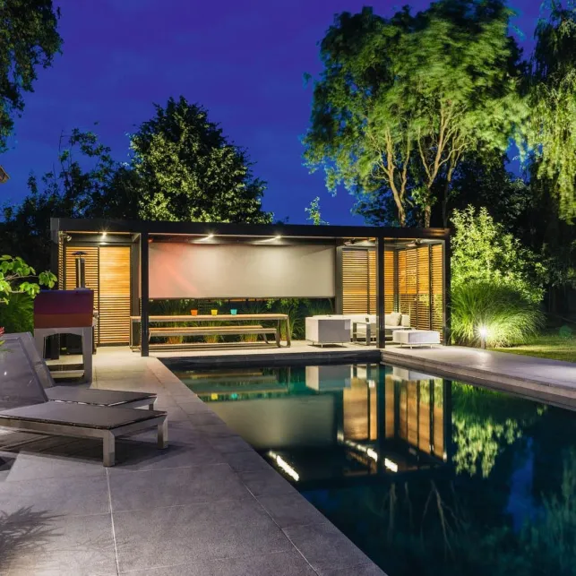 Un poolhouse sur-mesure et fonctionnel