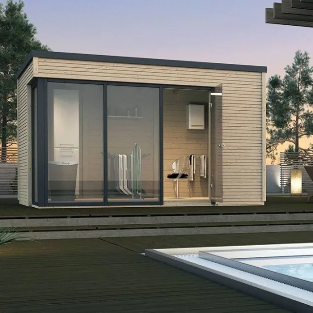 Un poolhouse moderne pour abriter votre salon d'été