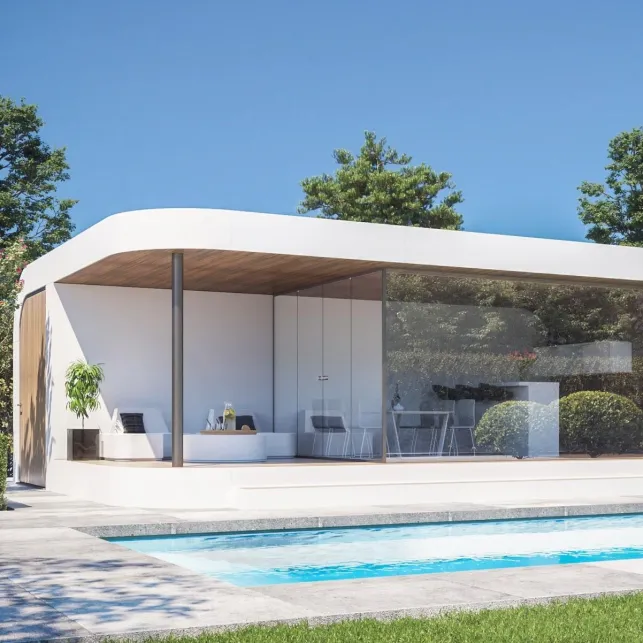 Un poolhouse luxueux et design