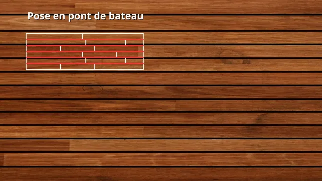 Comme son nom l'indique, ce parquet amène une touche originale de pont de bateau à votre pièce