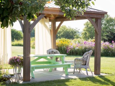 Prix d’une pergola en fer forgé