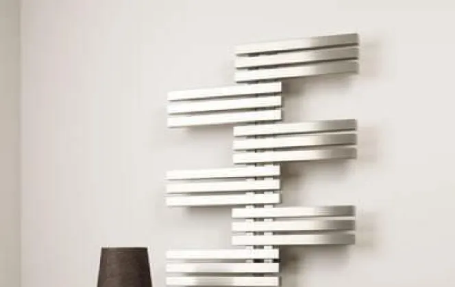 Ce radiateur tendance saura apporter une touche d'originalité en plus de sa chaleur à votre salon. © Aeon