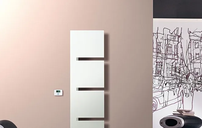 Ce radiateur design se fondra à merveille avec votre déco intérieure. © Irsap