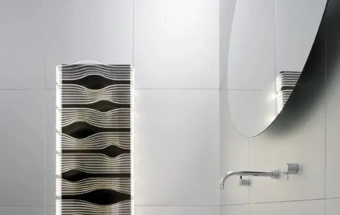 Ce radiateur design chauffera et illuminera parfaitement votre pièce. © Caleido