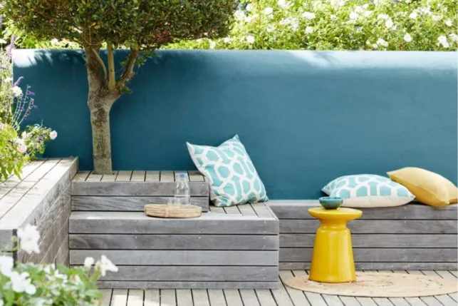 La règle des 3 couleurs reste vraie pour une terrasse