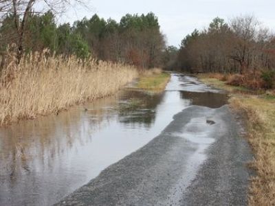 Terrain inondé