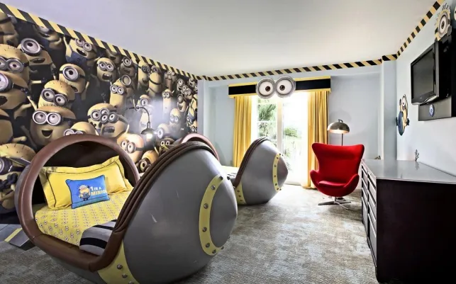 Une déco jaune Minions