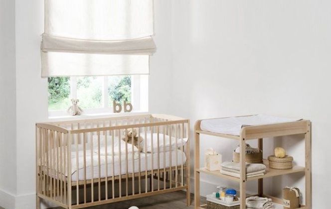Une décoration naturelle pour cette chambre de bébé  © La Redoute