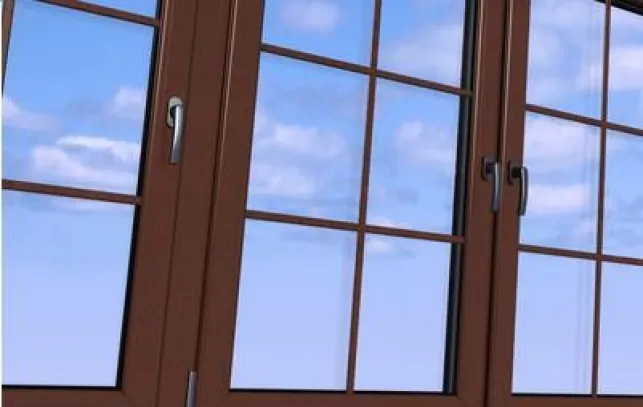 Une fenêtre avec vitrage à petits carreaux