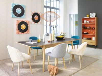 Une maison à la déco sixties : couleurs vives et motifs à profusion !