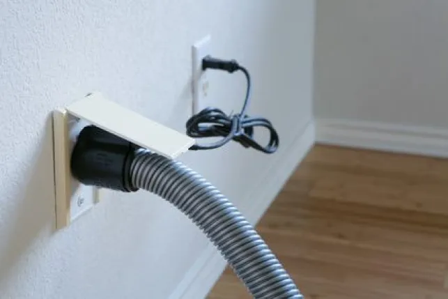 Une maison avec aspirateur centralisé