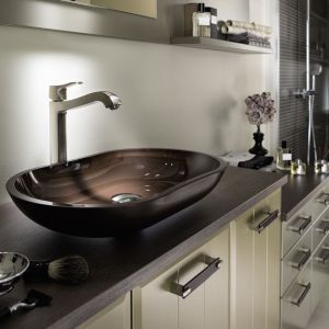 Vasque en verre par Delpha