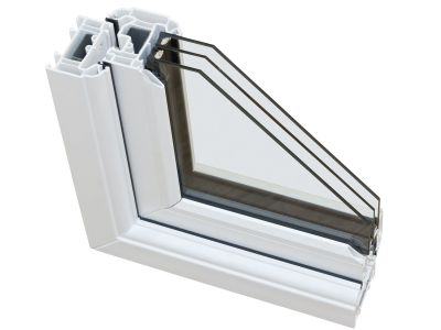 Une fenêtre avec vitrage anti-effraction